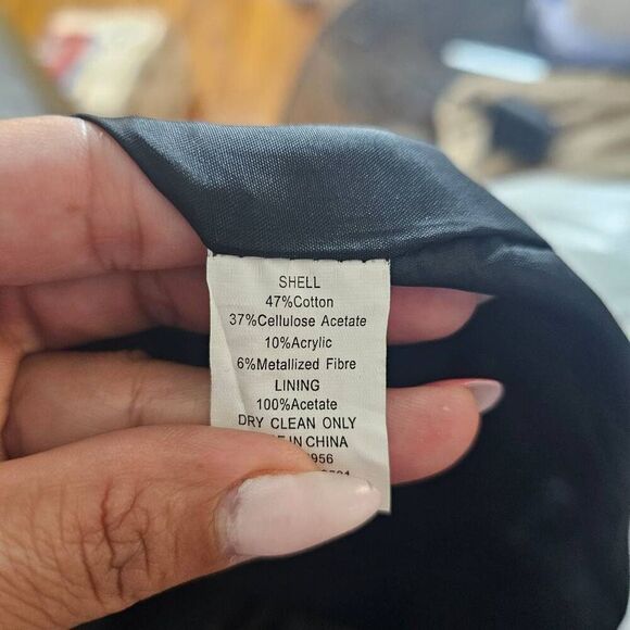 Shoshanna Sheath Dress Size 4 Black Gold Sleeveless Above Knee - Picture 8 of 9